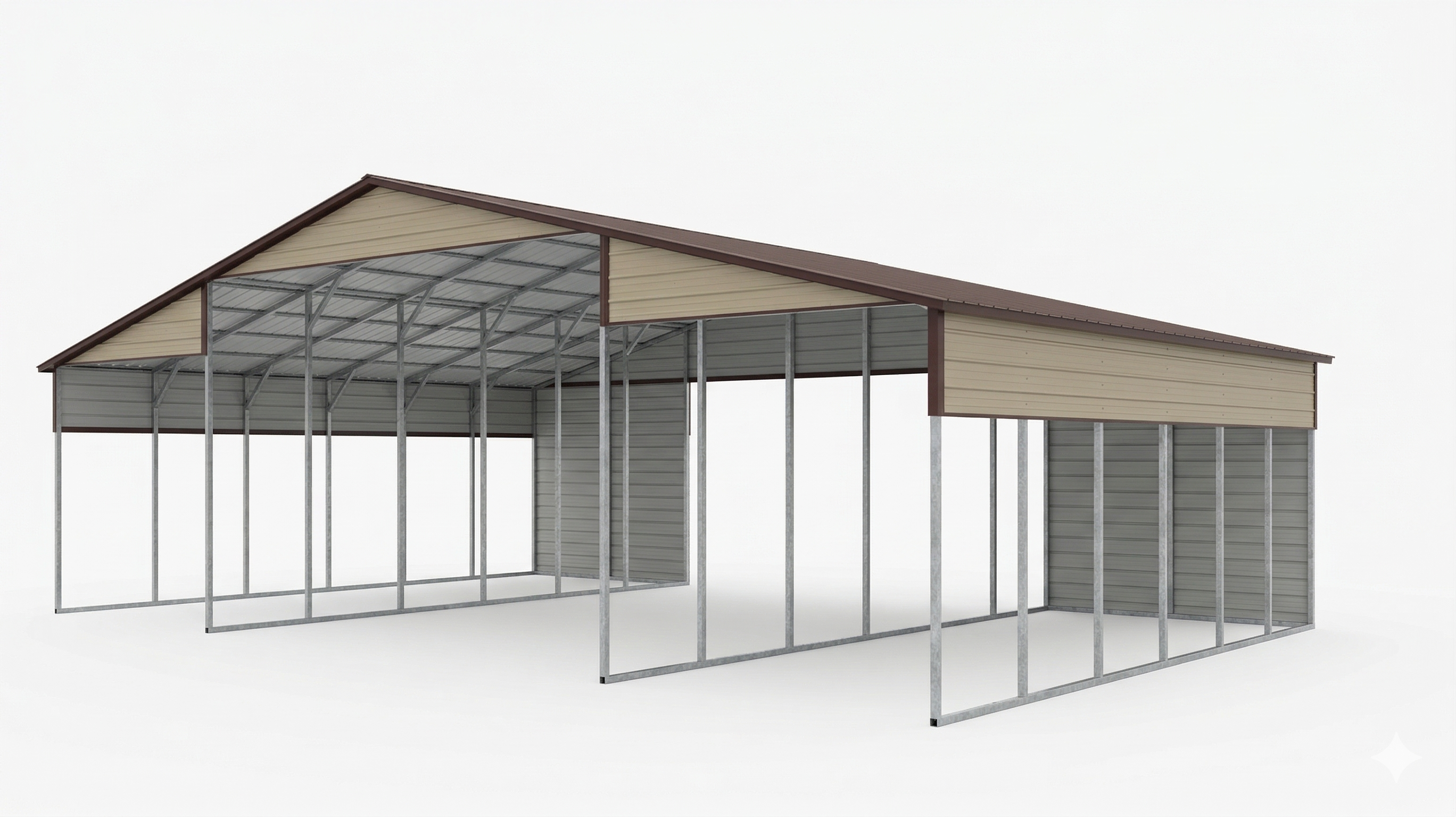 Continuous Roof Barn