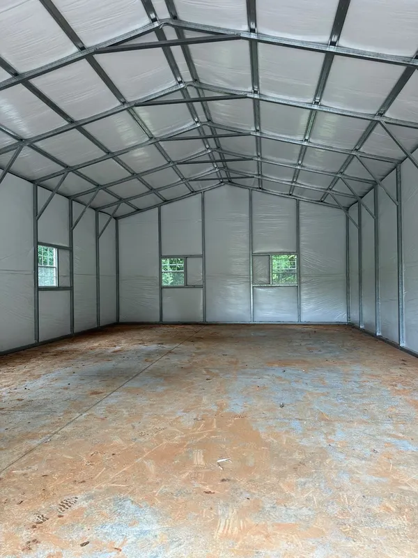 Steel building detail