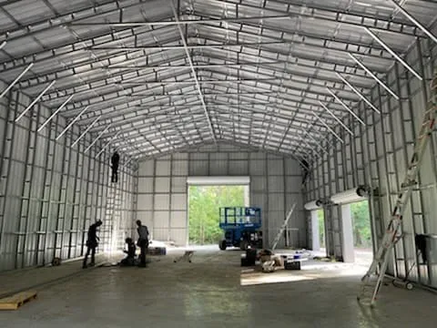 Metal structure completed