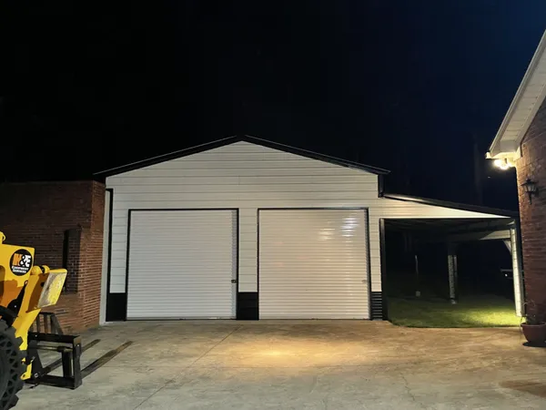Custom carport completed