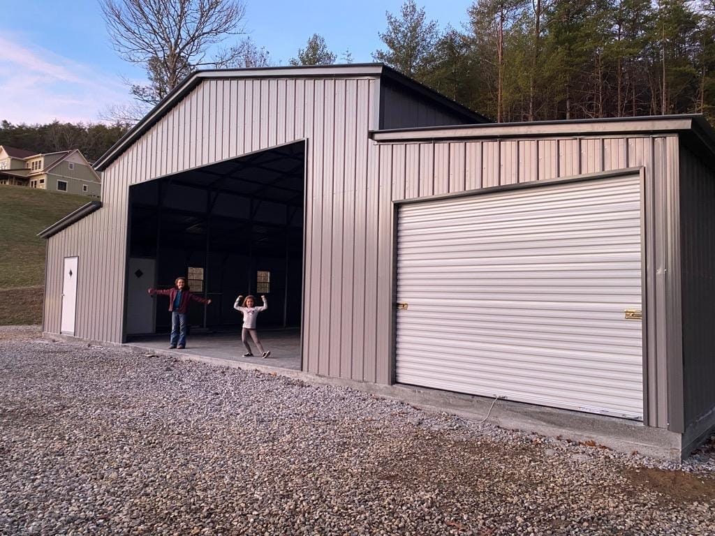 Metal structure installation