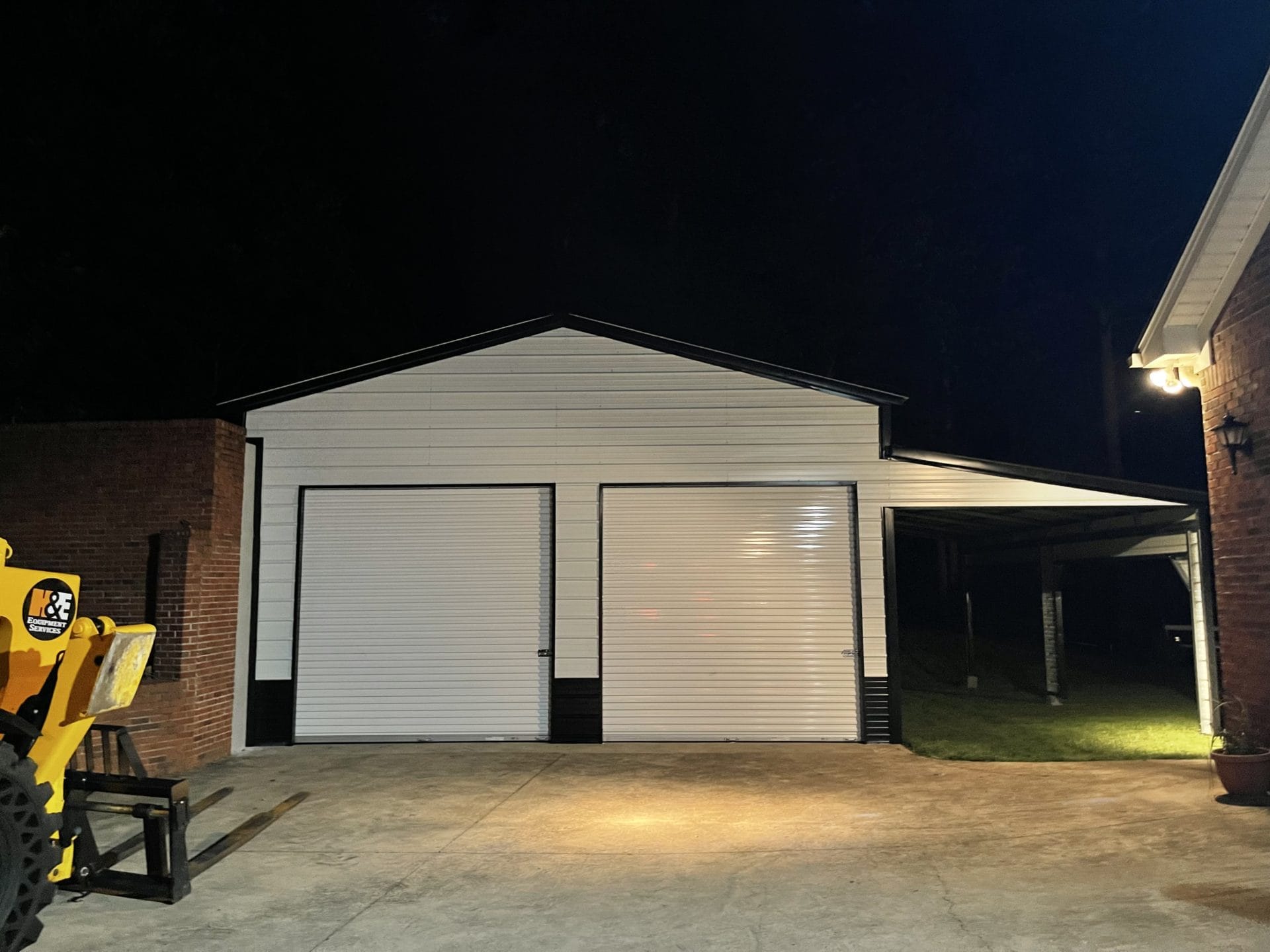 Custom carport completed