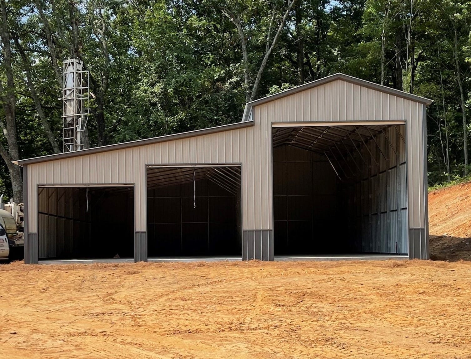 Metal carport build